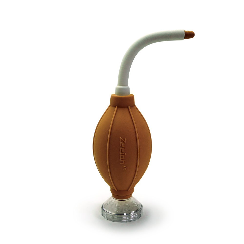 Zeeion FlexoNozzle sensor cleaning bulb blower - orange