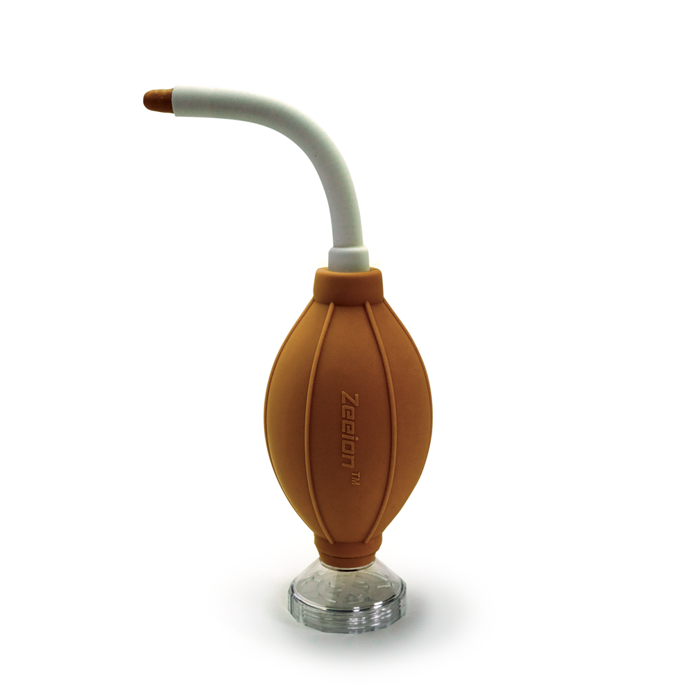 Zeeion FlexoNozzle sensor cleaning bulb blower - orange