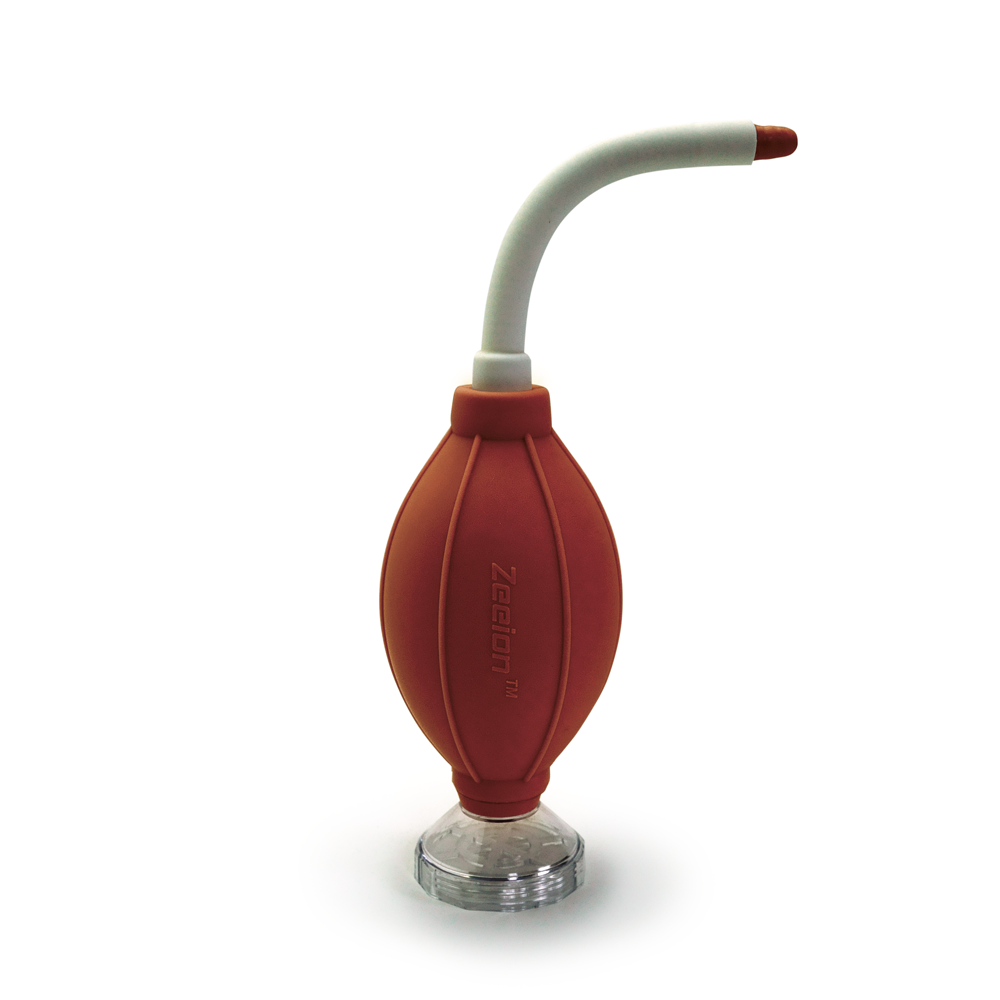 Zeeion FlexoNozzle sensor cleaning bulb blower - red
