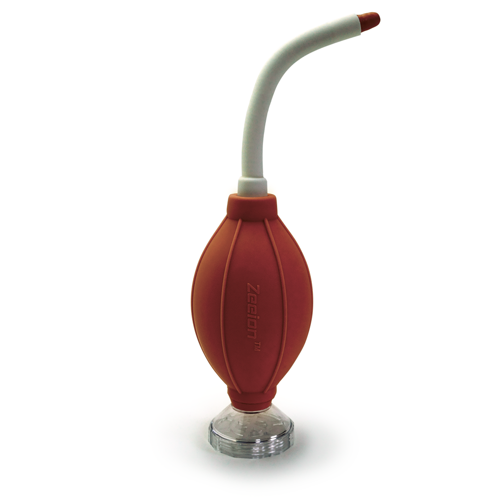 Zeeion FlexoNozzle sensor cleaning bulb blower -red