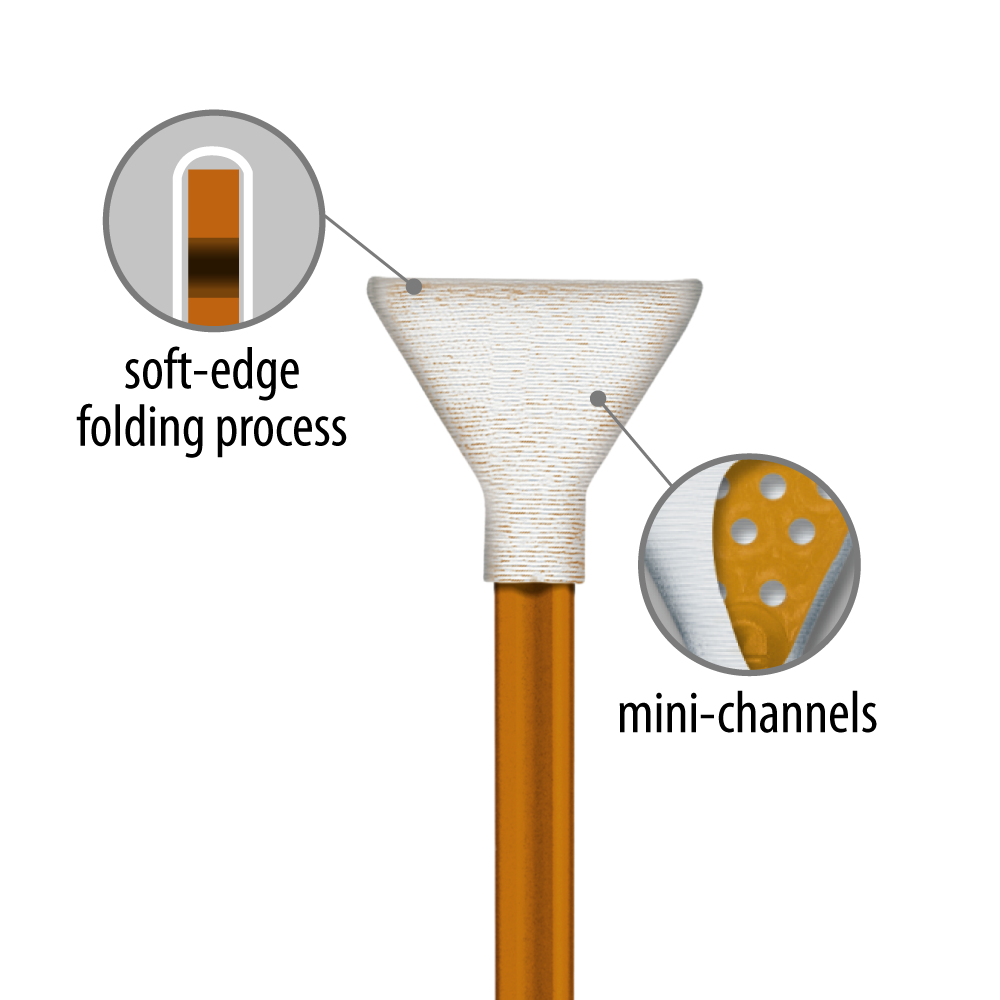 Sensor cleaning with Orange DHAP Vswab
